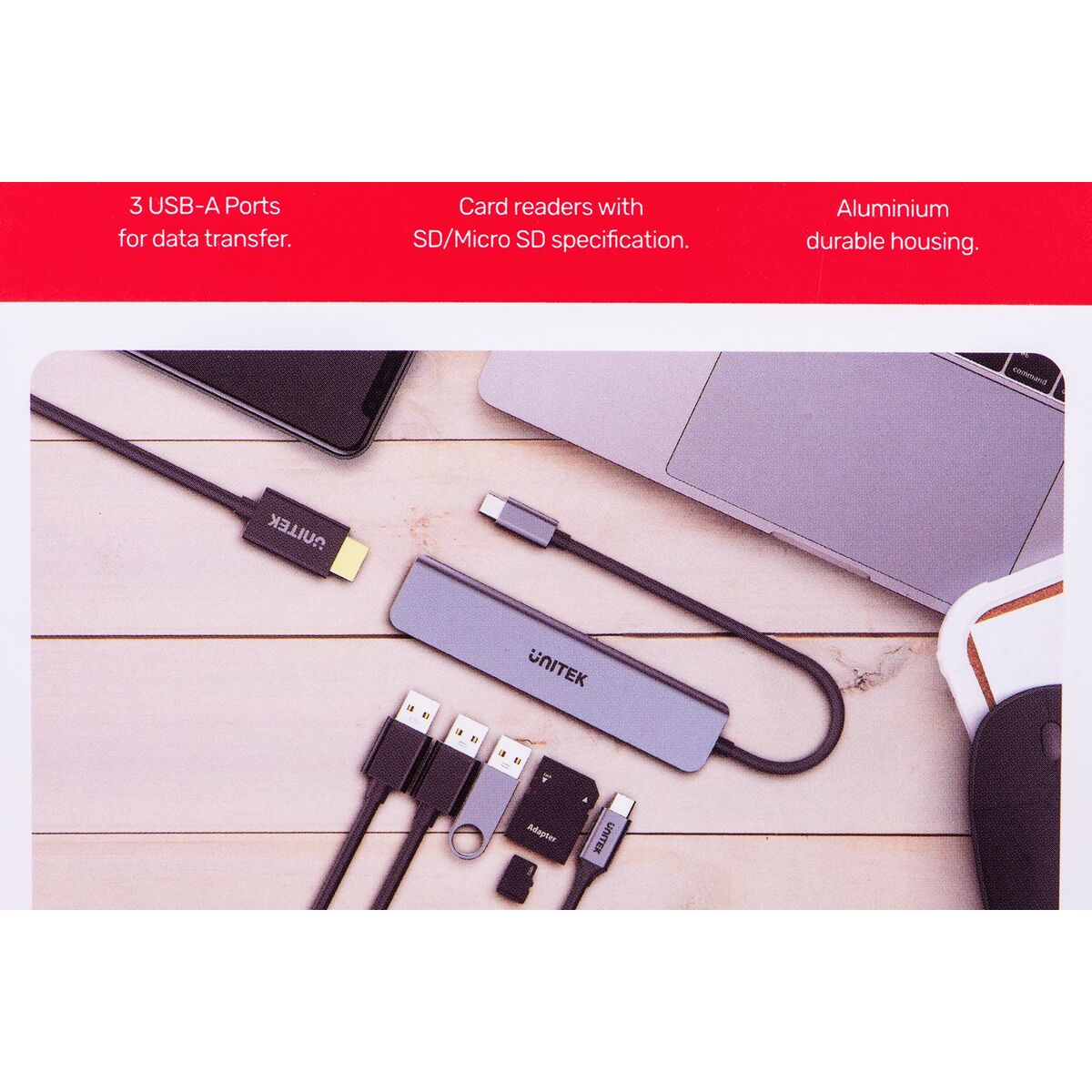 USB šakotuvas Unitek H1118A 100 W